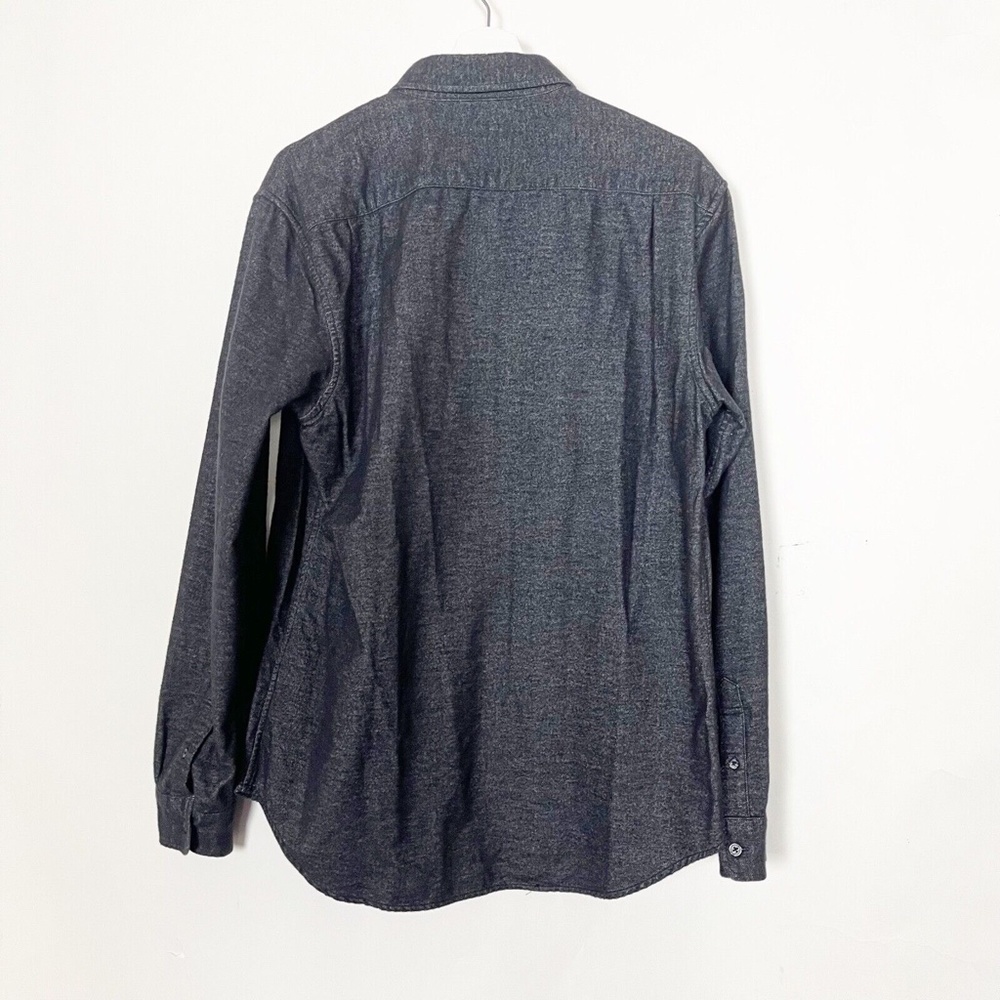 Supreme Men's Shirt Sz L Large Black Button Up Brushed Flannel Cotton NWOT RARE! - Picture 2 of 6